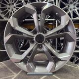 Carre 17 inç 5x114.3 Civic Rs Gun Metal Elmas Kesim Jant Modeli (4 Adet)