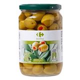 Carrefour Kırma Biber Dolgulu Yeşil Zeytin 400G/161-180 3XL