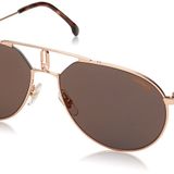 Carrera 1025/S Pilot Güneş Gözlüğü, Altın Bakır/Gri Bronz Aynalı, 59mm, 17mm