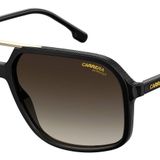 Carrera Unisex güneş gözlüğü, R60/Ha Siyah Kahverengi, 59