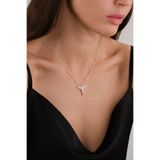 carrot silver SEVGİLİLER GÜNÜ HEDİYESİ 925 AYAR GÜMÜŞ MELEK KOLYE - ÖZEL HEDİYE PAKETLİ