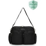 Carry Bliss Duopack Antibakteriyel Astarlı Çok Gözlü Anne Bebek Çantası - Black geo