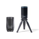 Carry-on Üç Katlı USB Kondenser Mikrofon Dahili Tripod Standı Lantency Ücretsiz Izleme Siyah