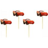 Cars Arabalar Şimşek Mcqueen 20 Adet Doğum Günü Parti Kürdan Sunum Kürdanı - Genel