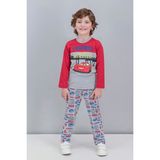 Cars Lisanslı Kırmızı Erkek Çocuk Pijama Takımı - 2 - 3 Yaş