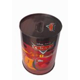 Cars Şimşek Mcqueen Metal Kumbara Orta Boy Orjinal Lisanslı 1 Adet Arabalar Siyah Kumbara Teneke