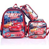 Cars7 Cars 42234 Lisanslı Okul Çantası 3'lü Set
