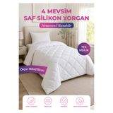Çarşafçı Hanım 4 MEVSİM SİLİKON YORGAN - TEK KİŞİLİK - NONWOVEN KUMAŞ - SAF SİLİKON DOLGU