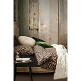 Çarşafı Lastikli Tek Kişilik Çift Taraflı Nevresim Takımı - 160 x 220 cm - Kahverengi - Krem - Siyah