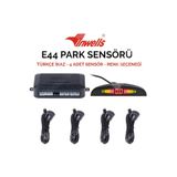 CARSESUAR Park Sensoru E44 4 Sensorlu Grı Turkce Konusan carss656