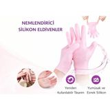 ÇARŞI HANEM Çarşı Hanem Silikon Bakım Eldiveni Nemlendirici ve Çatlama Önleyici Jel El Peelingi Ölü Deri Atıcı 1 Çift