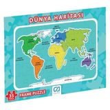 Çarşı Point Dünya Haritası Puzzle-35 - 1 Adet