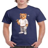 ÇARŞI47 Erkek Tişört Yetişkin Baskılı T-Shirt - Lacivert - 2XL