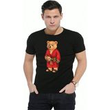 ÇARŞI47 Erkek Tişört Yetişkin Baskılı T-Shirt - Siyah - XL