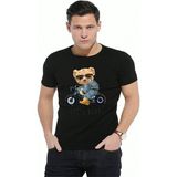 ÇARŞI47 T-Shirt Erkek Yetişkin Baskılı Tişört 3D Baskı Kalitesi ile - Siyah - M
