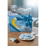 Çarşıbaşı Bebek Hediyelik Madlen Çikolata Mavi 72LI
