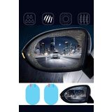CARSNBOYS Yağmur Suyu Kaydırıcı 2li Oto Cam Film Araç Yan Dikiz Aynası Buğu Önleyici 2 Adet Araba Su Tutmaz