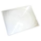 Carson 2x Güçlü Sert Çerçeve 20,5 x 25,5 cm Fresnel Sayfa Büyüteç Gazeteler, Dergiler, Kitaplar ve Daha Fazlasını Okumak için - 8'li Set