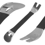 Carstar Sp6 Araç İçi Paslanmaz Çelik Krom Kaplama Ses Sistemi Sökmek için 3x195 mm Levye