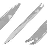Carstar Sv2 Araç İçi Paslanmaz Çelik Krom Kaplama Ses Sistemi Sökmek için 5x165 mm Siyah Levye