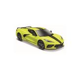 Carstore Corvette C8 1:24 Sarı Metal Maket Araba Birebir Orjinal