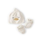 Carter's Bebek Beyaz Şapka-Ayakkabı