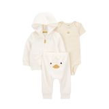 Carter's Bebek Ekru 3Lü Hırkalı