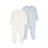 Carter's Erkek Bebek 2li Uyku Tulumu Prematüre-9 Ay Ekru