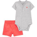 Carter's Erkek Bebek Body Pantolon Set 2'li Paket Kısa ModelTasarım ile Rahat Kullanım - 9 Ay - Çok Renkli