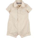 Carter's Erkek Bebek Kısa Tulum - Kahverengi - 2 Yaş