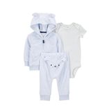 Carter's Erkek Bebek Mavi 3Lü Hırkalı