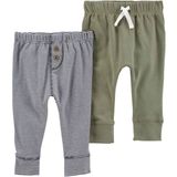 Carter's Erkek Bebek Pantolon Set 2'li Paket - Prematüre - Klasik - Çok Renkli