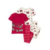 Carters Erkek Bebek Pijama 4Lü Set 1U597010 Renkli