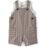 Carter's Erkek Bebek Salopet Set 3 Ay-24 Ay Kahverengi - 6 Ay
