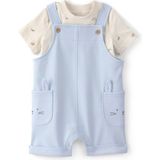 Carter's Erkek Bebek Salopet Set 3 Ay-24 Ay Mavi - 6 Ay