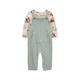 Carter's Erkek Bebek Yeşil Salopet Set