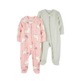 Carter's Kız Bebek 2li Uyku Tulumu Prematüre-9 Ay Desenli