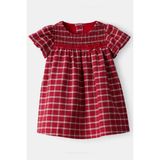 Carter's Kız Bebek Ekose Elbise Kırmızı 1T558110 - 18 Ay