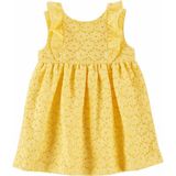 Carter's Kız Bebek Elbise Sarı - 6 Ay