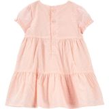 Carter's Kız Bebek Kısa Kollu Elbise Pembe - 3 Ay