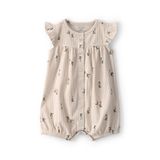 Carter's Kız Bebek Kısa Tulum 3 Ay-24 Ay Çok Renkli, 2 Yaş, Çiçek Desenli Kısa Kollu Tulum, 862970, Kadın