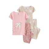 Carter's Kız Bebek Pijama Set 4'lü Paket