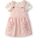 Carter's Kız Bebek Salopet Set 3 Ay-24 Ay Pembe - 12 Ay