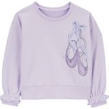 Carter's Kız Bebek Sweatshirt - Mor