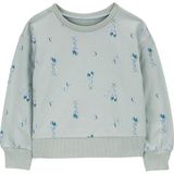 Carter's Kız Bebek Sweatshirt - Turkuaz