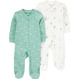 Carter's Layette Erkek Bebek Uyku Tulumu Set 2'Li Paket - Çok Renkli - Prematüre