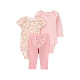 Carter's Pembe 3 Kız Bebek Set