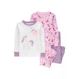 Carters Renkli Kız Bebek Pijama Set 4'Lü Paket 1R493210r