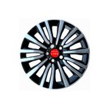 Cartex Fiat Egea Easy 15 Inç Jant Kapağı 1 Adet Siyah - Gri Jant Kapağı