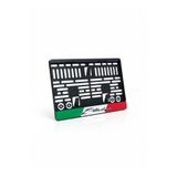 Cartex italya Motor Plaka Çerçevesi 1 Adet Esnek plakalık motor plakalık